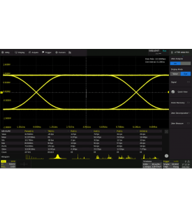 SDS-6000Pro-EJ-Diagramme de l'oeil et analyse gigue