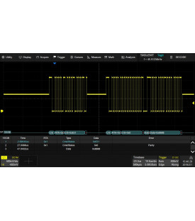 SDS-6000Pro-1553B-déclenchement et décodage  MIL-STD-1553B