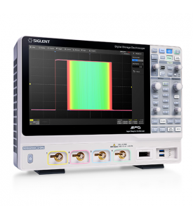 Vue de l'oscilloscope siglent SDS6204A