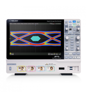 Vue de la face avant de l'oscilloscope siglent SDS6204A