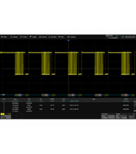 SDS5000HD-FlexRay-Déclenchement et décodage bus FlexRay pour...