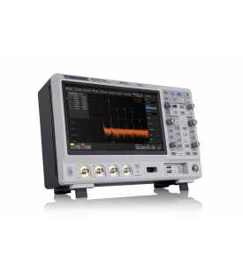 Vue de côté de l'oscilloscope siglent SDS2354X-Plus