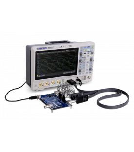 Vue des sondes logiques de l'oscilloscope siglent SDS2354X-Plus