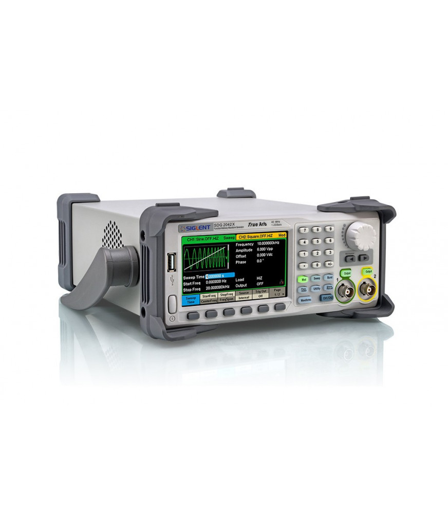 Siglent SDG2042X Générateur fonctions arbitraires 2x40 MHz Ecran