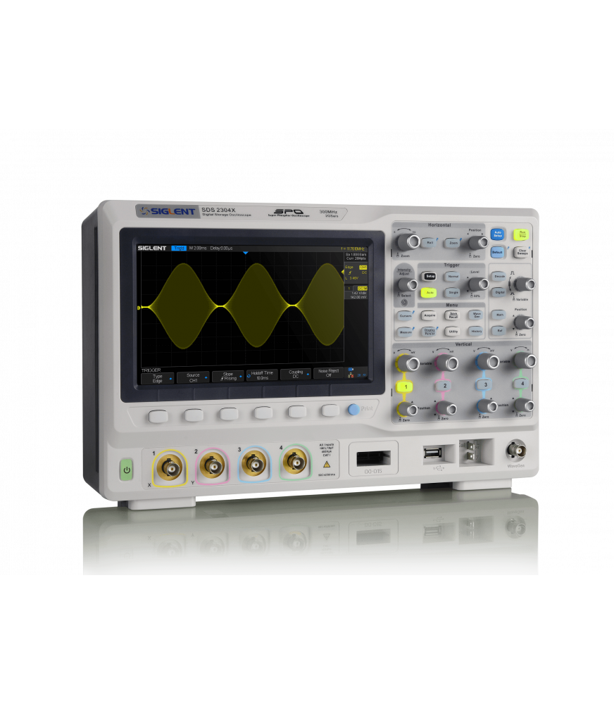 Oscilloscope numérique 4 voies 300 MHz Voies 4 MHz 300 Fonctions