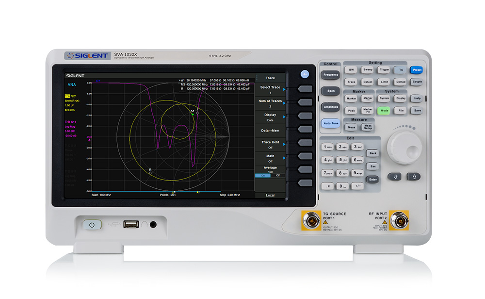 SAV1032X Analyseur de spectres et réseaux vectoriels 3,2 GHz